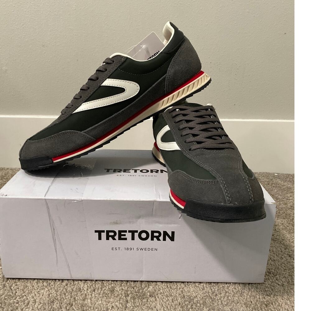 New Tretorn Rawlins VTG Dark Grey Men’s Sneakers Size 11